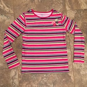 Crazy 8 girls size XL striped long sleeve shirt
